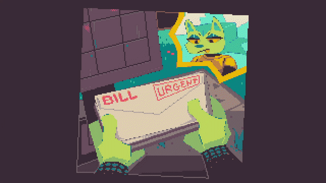 Gameplay of Tynk! and the Final Phonorecord - he's checking the mail and it SUCKS in there.